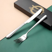 304不锈钢餐具跨境西餐牛排刀叉套装酒店餐刀餐叉不锈钢刀叉礼盒