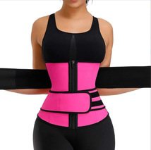 厂家热售双腰带加强束腰带产后强力塑形衣瑜伽运动护腰调节收腹带