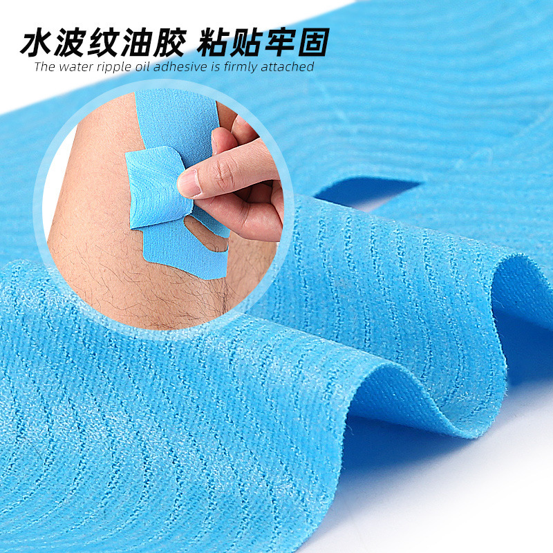 Pre-cut large-sized irregular-shaped knee muscle patch, marathon sports fixation elastic support bandage, anti-friction muscle internal effect patch Application Scenario