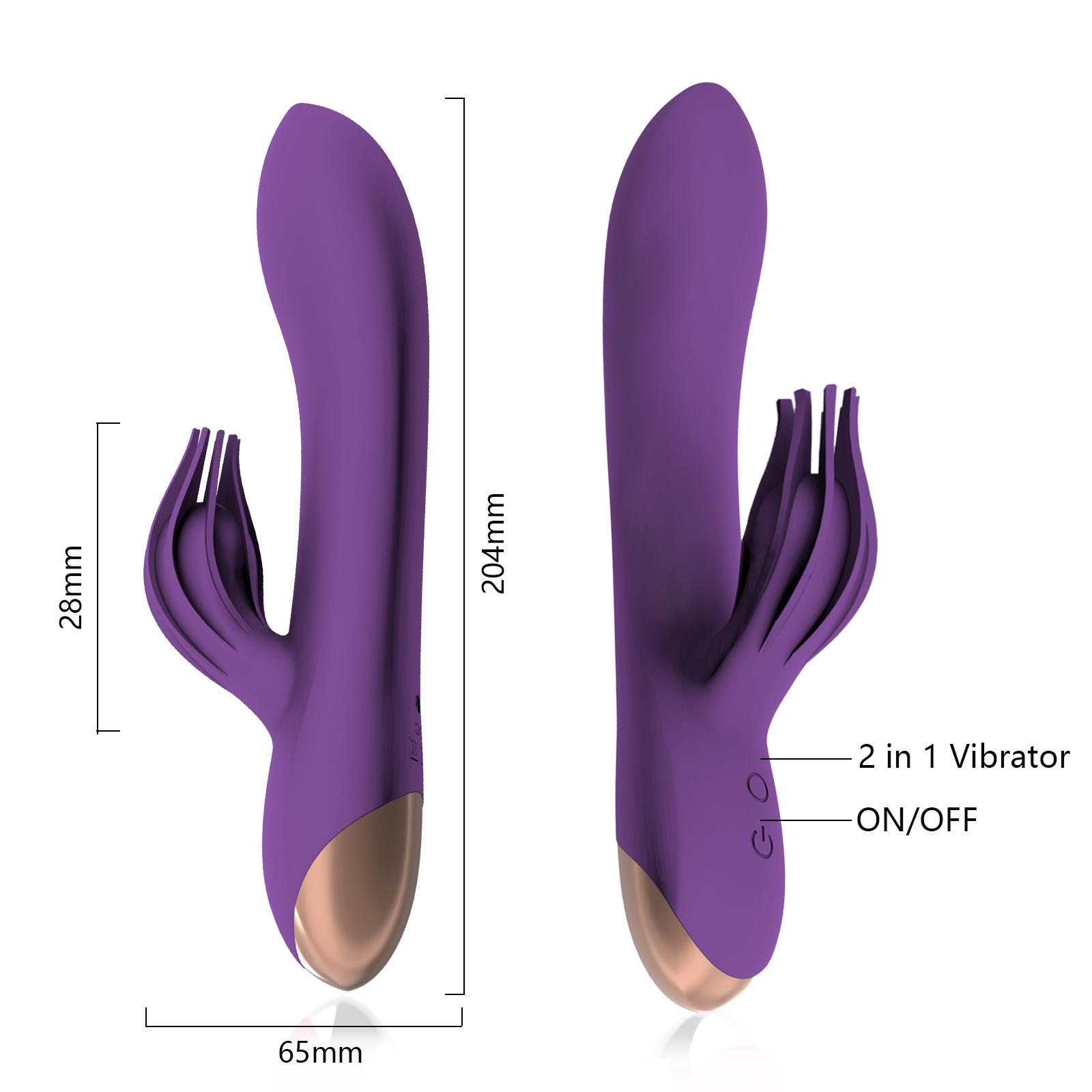 The new Xuan Tu 10-frequency vibration bar multi-frequency vibration massage device is an adult sex toy details Picture