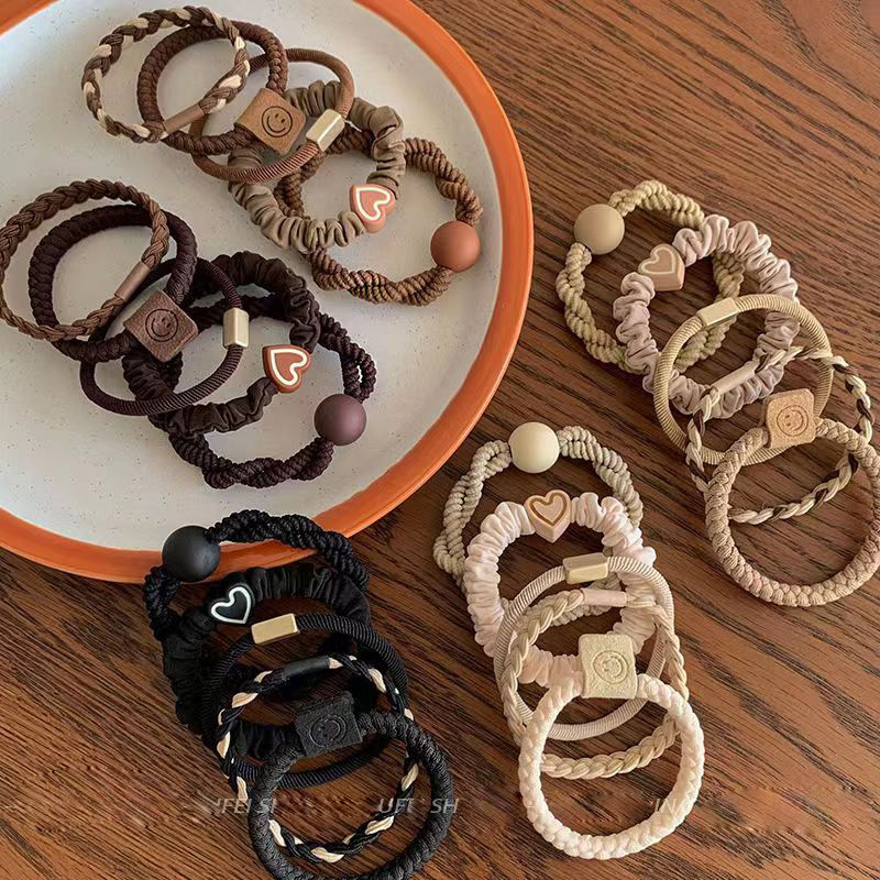 头绳2025新款高端发圈女简约扎头发橡皮筋高弹力耐用发绳头饰皮套