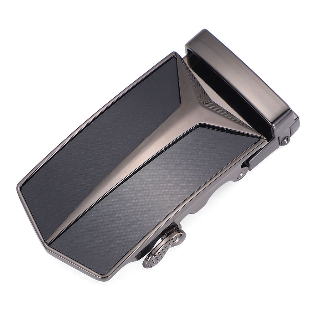 Leather Belt Amazon New Cross-Border Men's Belt Men Automatic Buckle Cowhide Belt Small Wholesale Item Picture