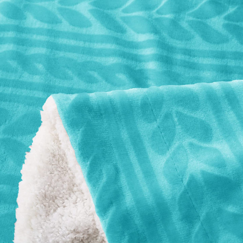 Manufacturers Directly Supply Cross-Border Flannel Lamb Wool Double Thickened Nap Blanket Composite Blanket Sherpa Blanket Wholesale Specification drawing