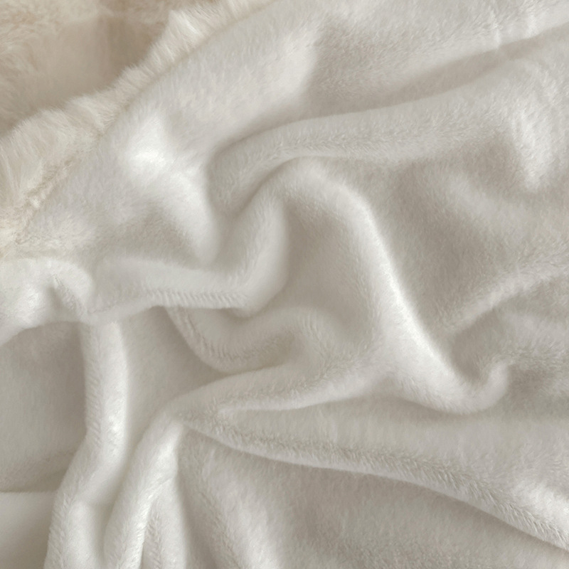 托斯卡纳仿兔毛短绒休闲盖毯轻奢高级沙发毯毛毯柔软保暖绒毯卧室详情图4