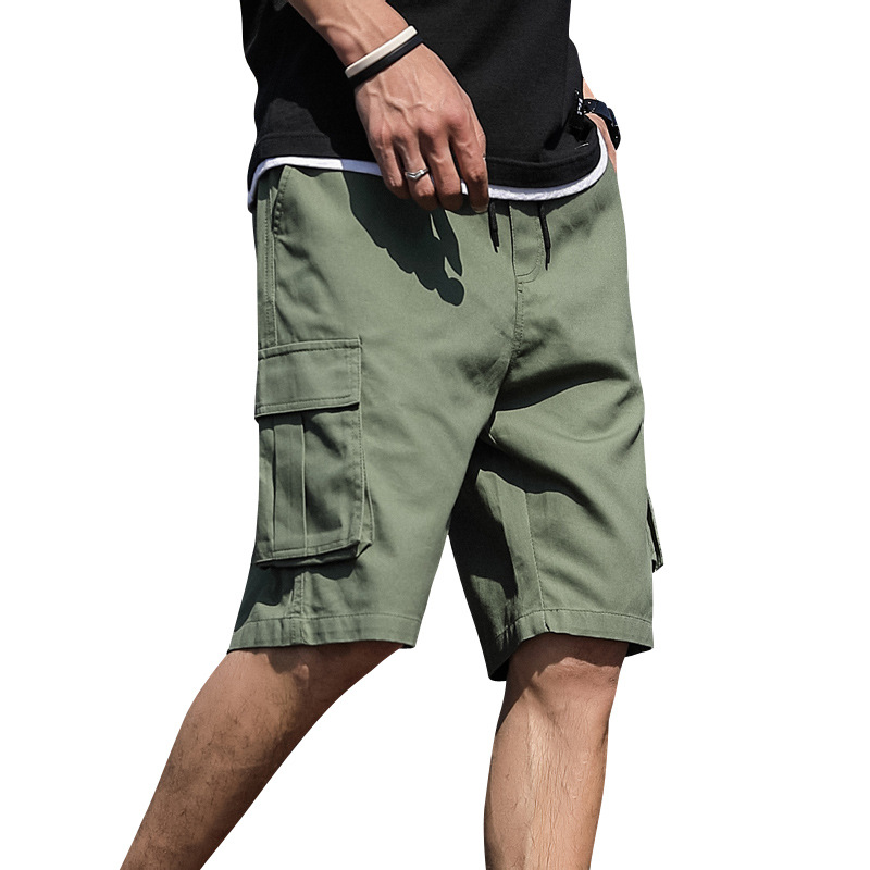 AAMON男装|2023男士夏季新品短裤运动五分裤潮流沙滩裤学生工装裤详情图5