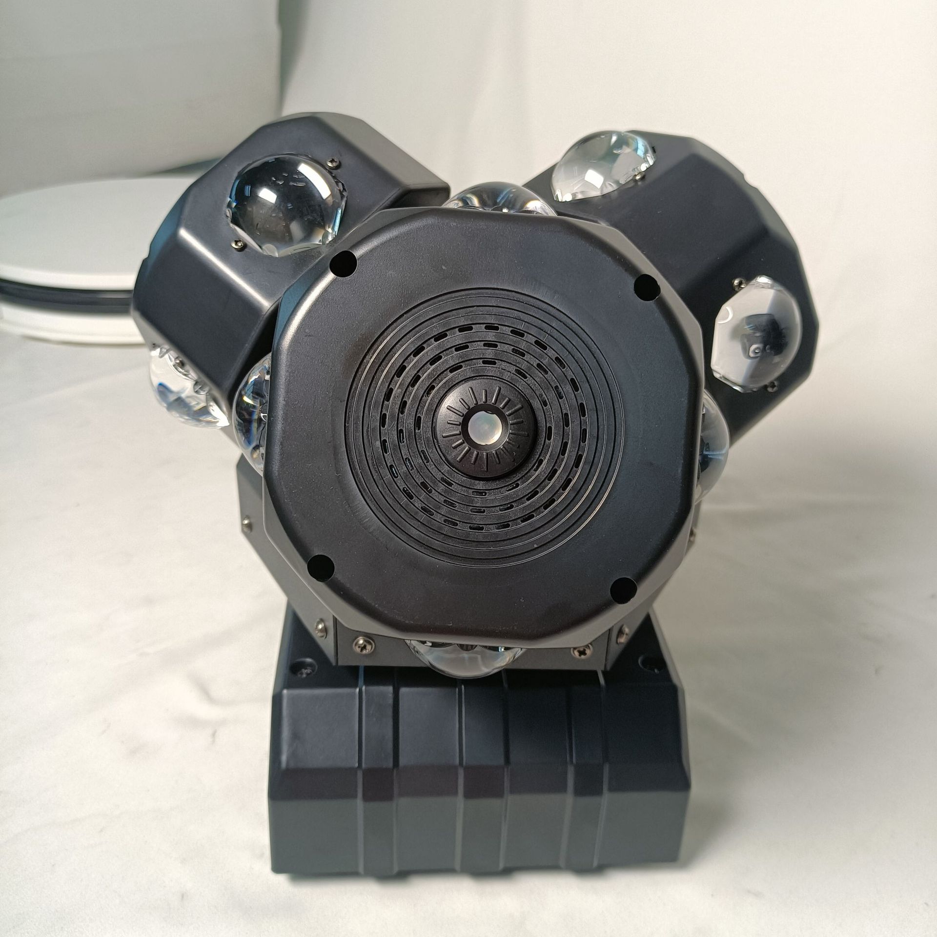 Bobblehead Atmosphere Bar Hot Wheel Laser Beam Light Single-Head Bobblehead Rotating Seven-Color Laser Led Beam Light Specification drawing