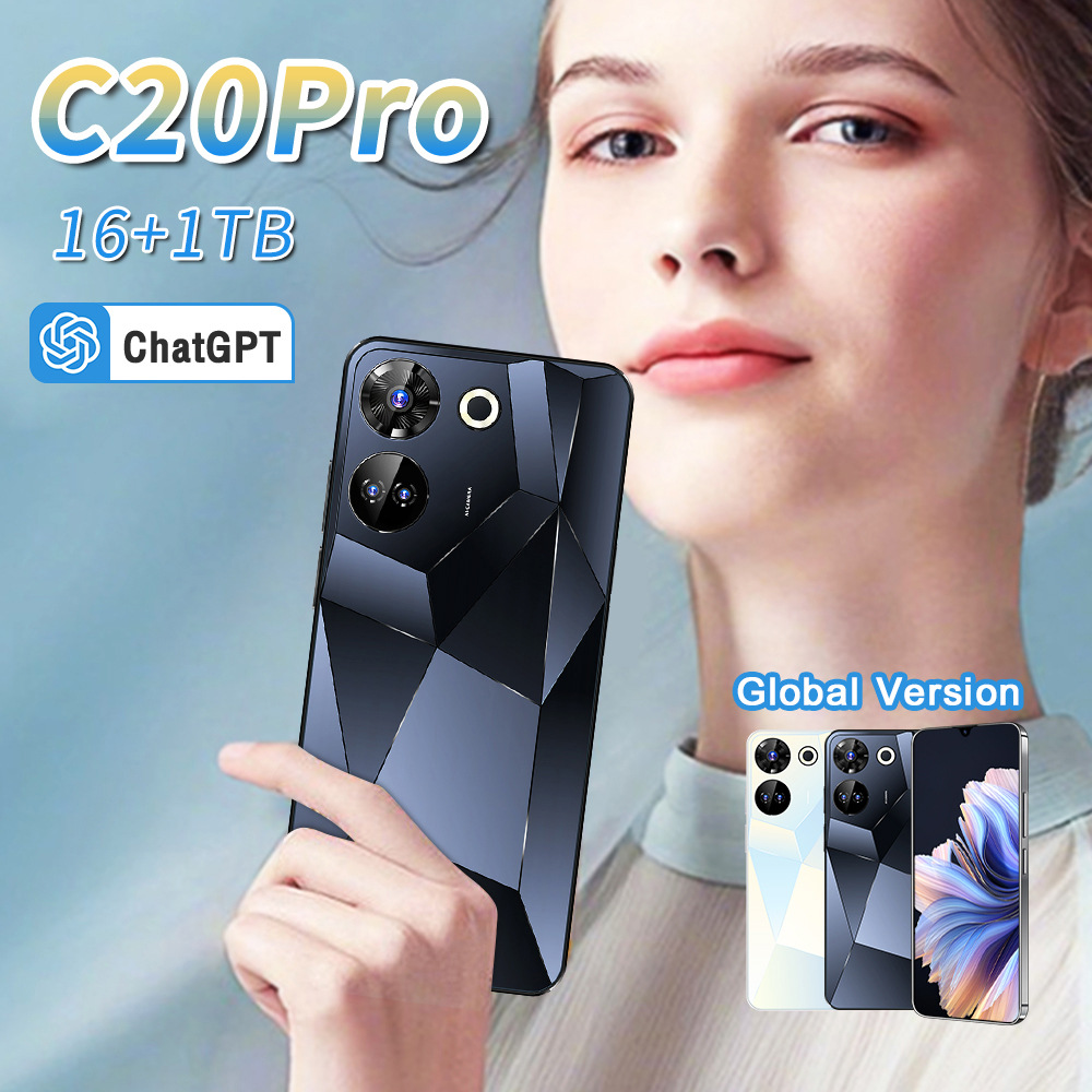 Cross-border global dedicated to the new C20Pro 7.3 inch HD screen 16+1TB Android smartphone source manufacturers details Picture