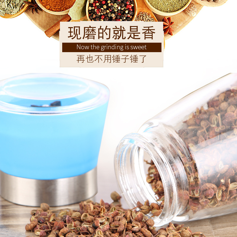 PK7J wholesale pepper grinder, manual grinding bottle, household pepper powder grinder, black pepper grain grinder, adjustment Application Scenario