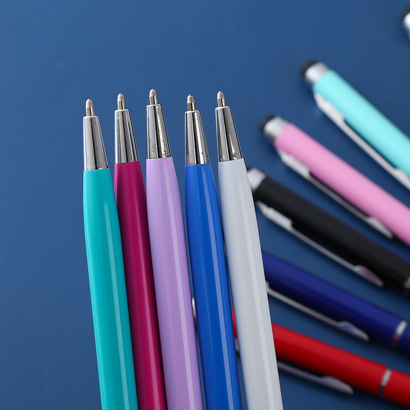 The manufacturer produces metal touch pens, capacitive ballpoint pens, multi-color ballpoint pens, and advertising gift pens Specification image