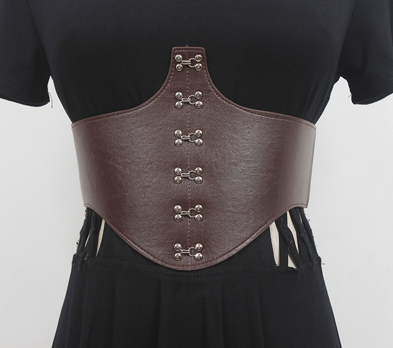 Special Waist Extension Elastic Elastic Cross Strap Europe And The United States Fashionable Simple Wind Waist Belt details Picture