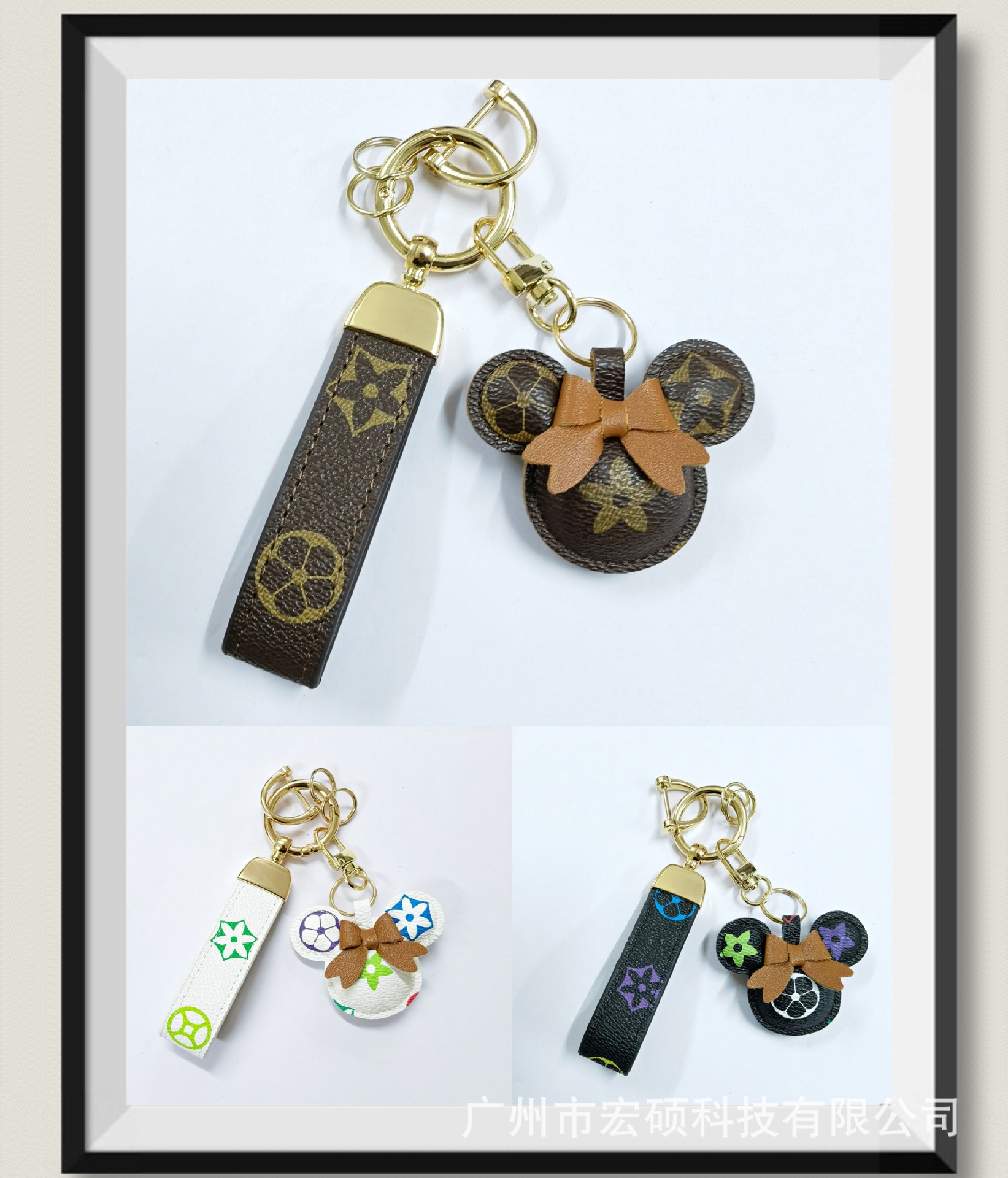 Creative Bag Leather Pendant Network Red Mi Qi Head Car Keychain Hanging Adorn Cute Doll Bag Pendant Application Scenario