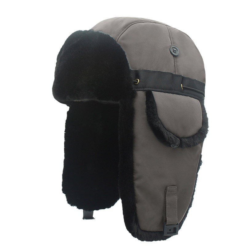 Outdoor Thick Lei Feng Hat Autumn And Winter Adjustable Head Girth Men's And Women's Ski Hats Warm Ear Hats Cross-Border Explosive Item Picture
