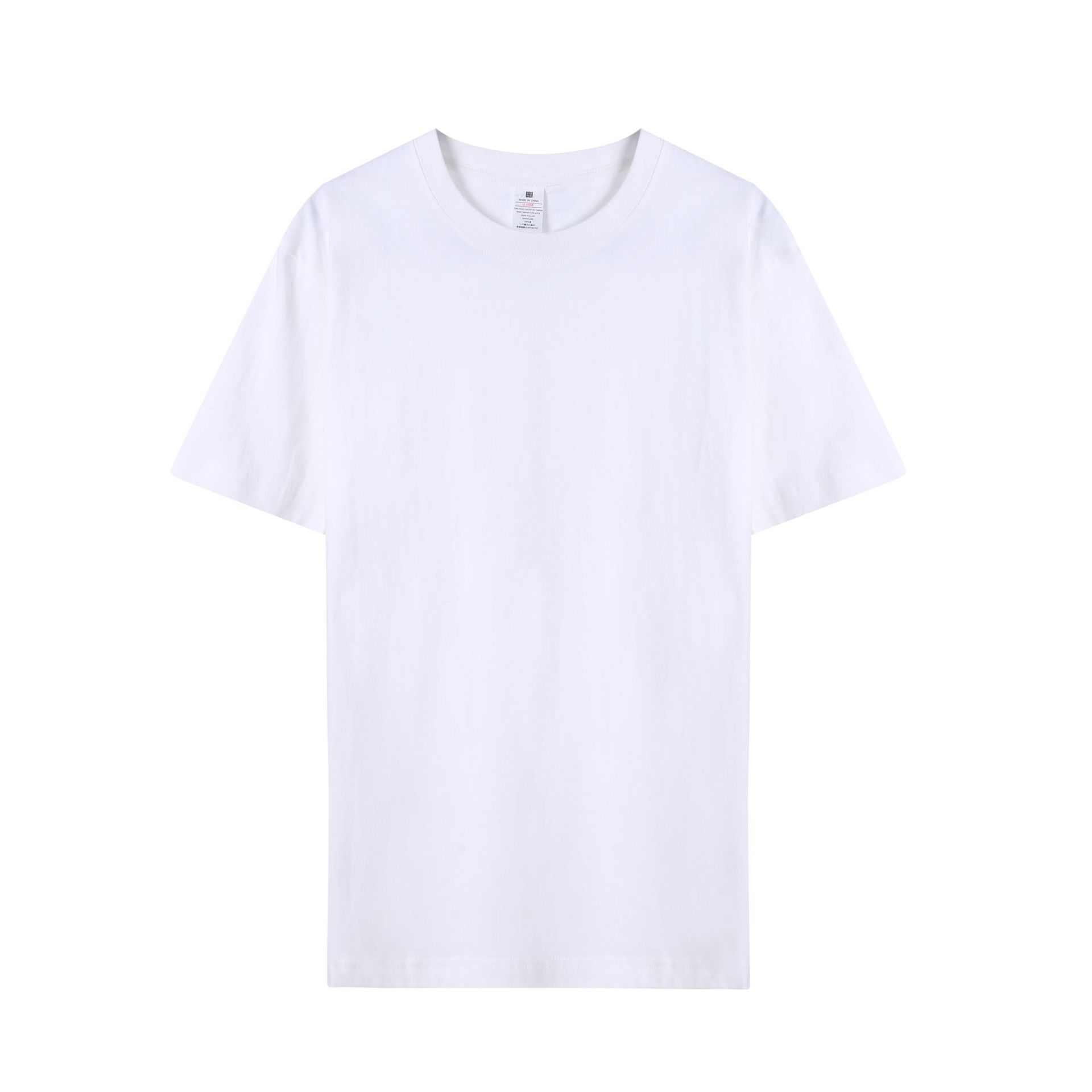 T恤/T恤衫/纯棉短袖/广告衫/全棉tshirt白底实物图