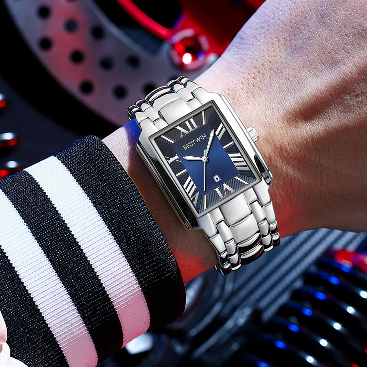 High-end men's watches, Roman numeral square quartz watches, men's Douyin best-selling high-end men's watches wholesale Application Scenario