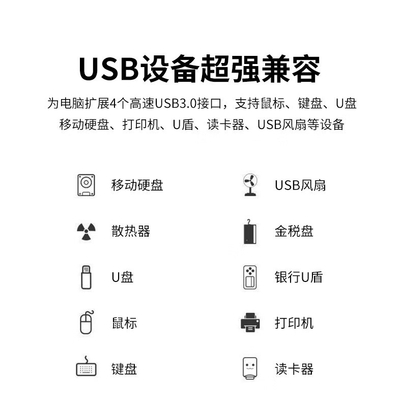 Компьютер USB3.0 - централизатор с семью зубчатыми переключателями, хаб, тянул четыре высокоскоростных расширителя за Один раз pic 2