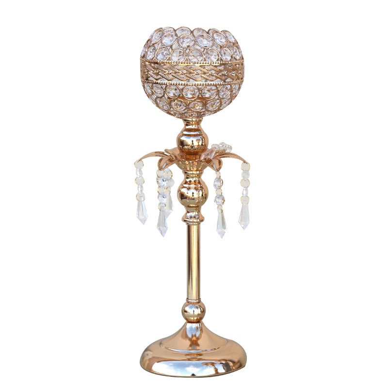Cross-border for European crystal candlestick wedding site decoration ornaments home decoration dress up holiday gifts Item Picture