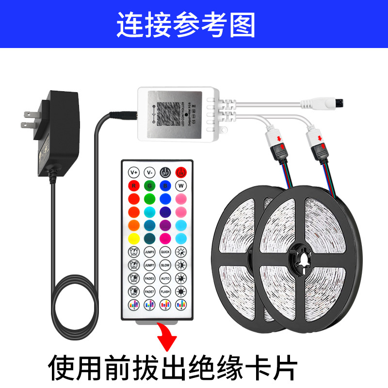 Bluetooth Led Light With Self-Adhesive 5050 Colorful Rgb Atmosphere Intelligent Flexible Low Voltage 12V Light Strip Set Application Scenario