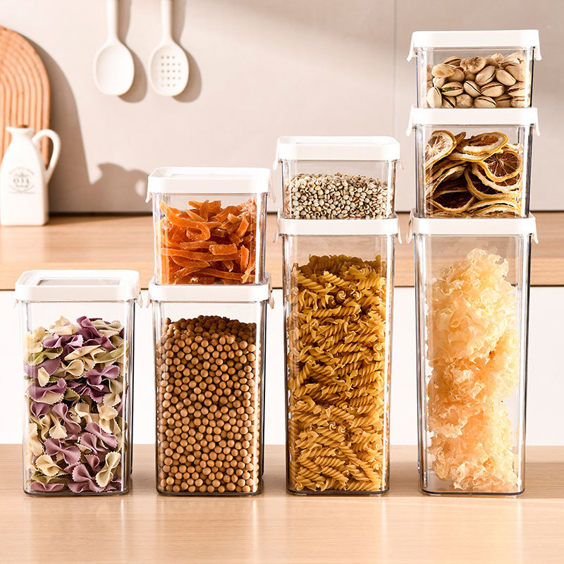 Food Sealed Tank Food Moisture-Proof Sealed Storage Tank Refrigerator Storage Box Fresh-Keeping Tank Grain And Miscellaneous Grains Storage Tank