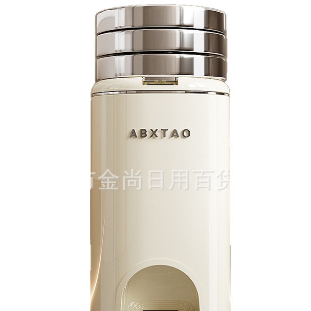 Metal double-opening trash can (with electroplated upper ring), light luxury style, covered storage bucket, double bucket foot pedal for living room and office Item Picture