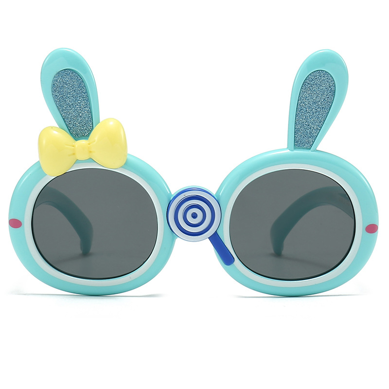 Children's Sunglasses Cartoon Rabbit Children's Mirror Sunglasses Polarizing Mirror Student Sunglasses Children's Sunshade Mirror 8-126 Item Picture
