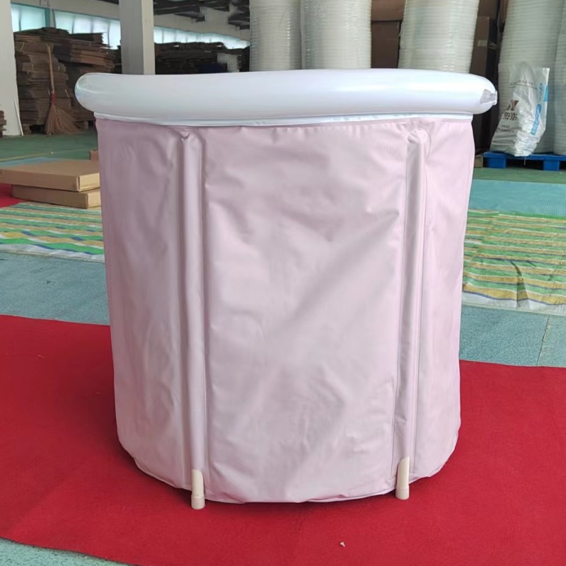 Ice Bath Tub Bracket Pvc Ice Bath Tub Household Folding Clip Cotton Inflatable Outdoor Tub Thickening Challenge Tub Wholesale details Picture