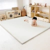Wholesale of cross-border PU leather floor MATS, household waterproof and erasable thickened floor MATS, baby play MATS, children's crawling MATS details Picture