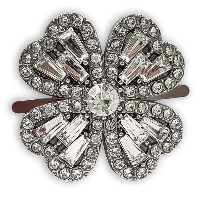 平底玻璃钻/水钻/水钻尖底/装饰袖扣/手缝钻水晶白底实物图