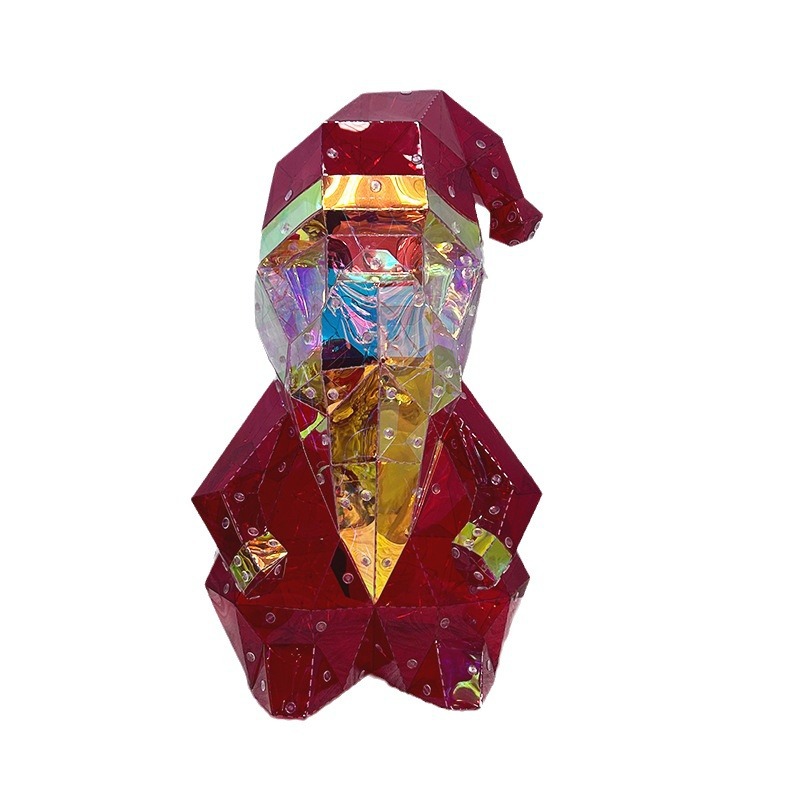 Christmas Decorations Santa Claus Magic Scene Layout Props Cross-Border Luminous Night Lights Display A Christmas Gift Item Picture