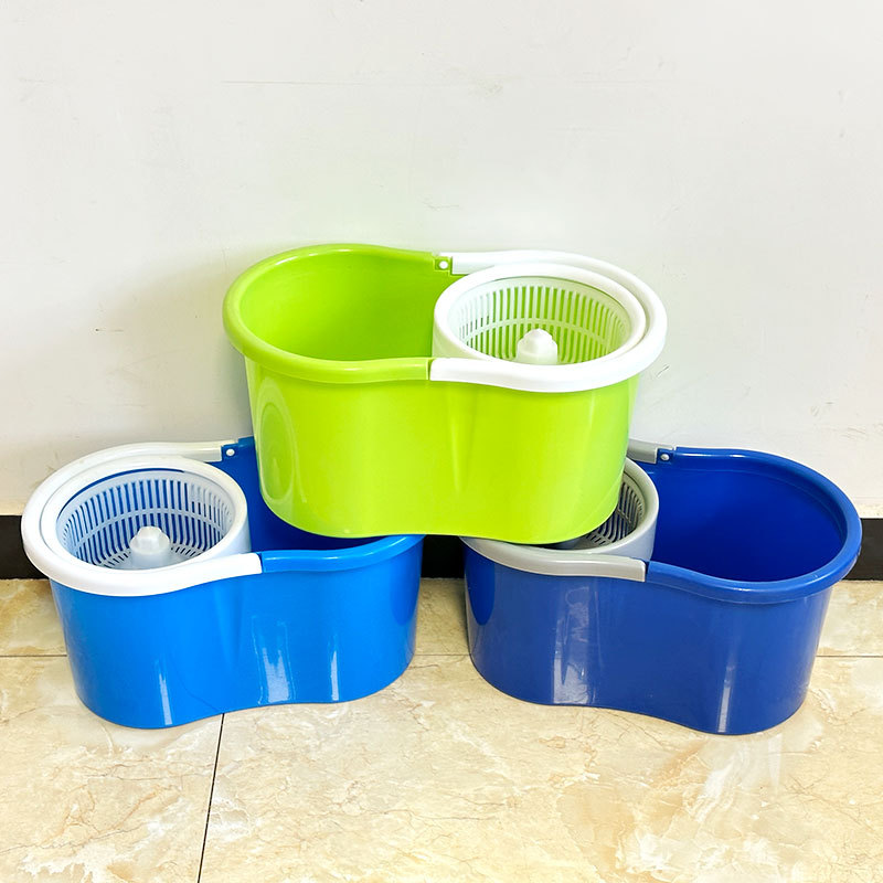 Wholesale plastic figure-eight bucket household rotating mop, no hand wash, dual-drive spin-drying mop, self-wring water cleaning mop Application Scenario