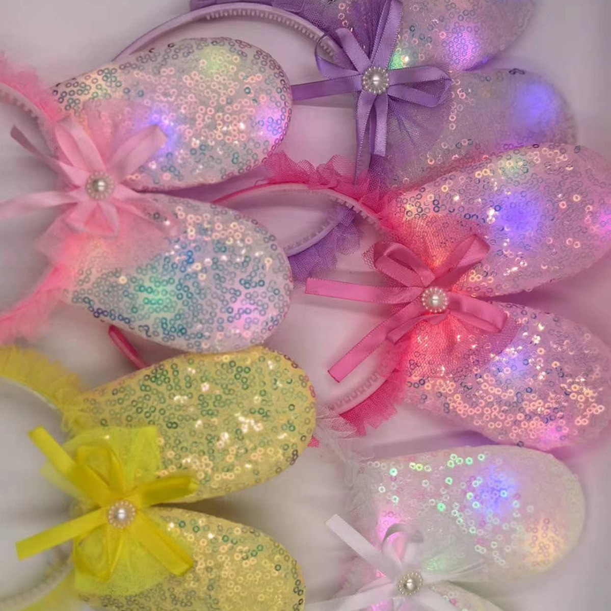 发光玩具头戴/发光的/摆摊发光玩具/猫耳朵/发光细节图