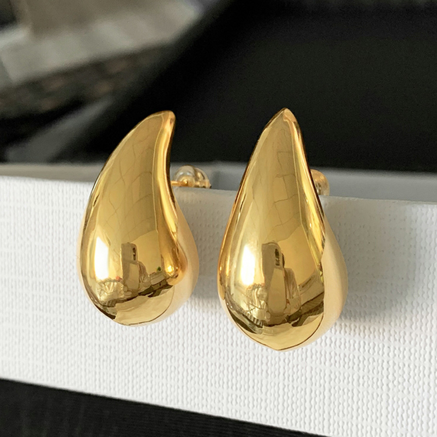Amazon Explosive Gold Drop Earrings Niche European And American High Design Sense Earrings Unique Temperament Earrings Wholesale details Picture