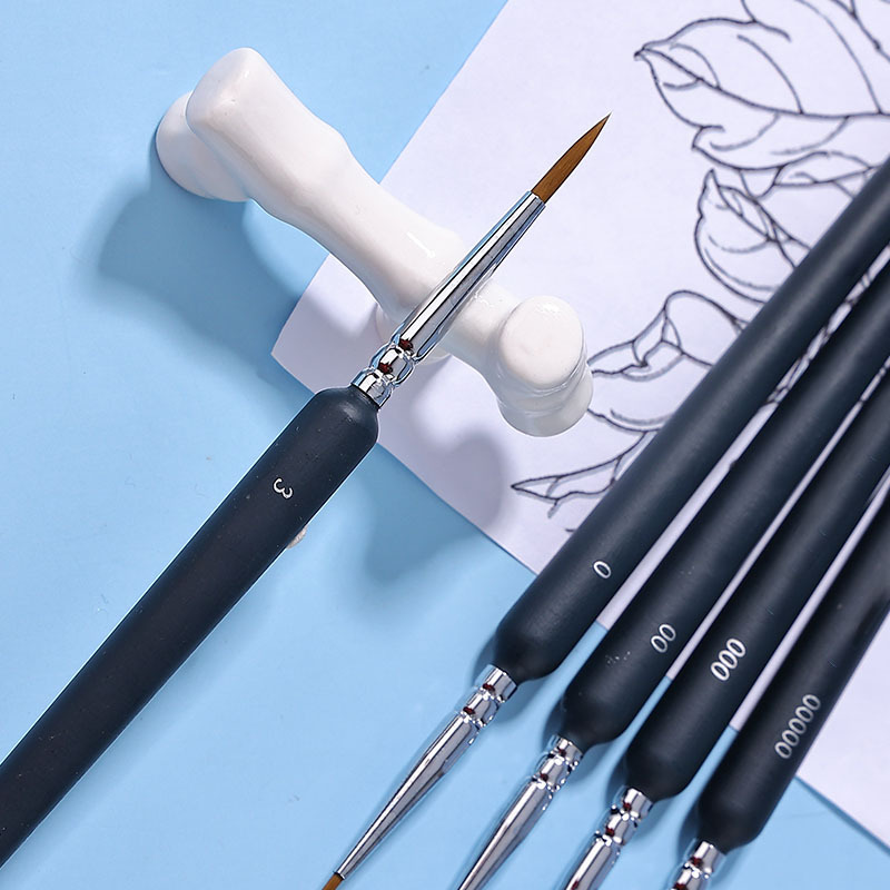 Wolf-hair outlining brush, extremely fine brush, acrylic traditional Chinese painting, gouache oil painting, watercolor outlining art, outlining with fine brushwork Specification drawing