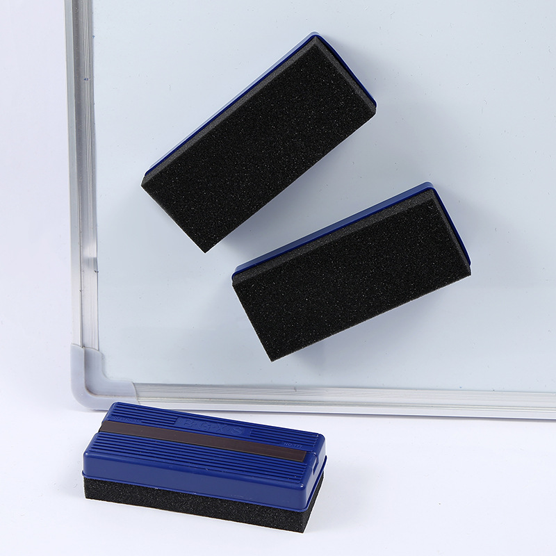 Simple magnetic large sponge blackboard eraser, scratch-free cleaning, white board eraser, teaching and office supplies, chalk eraser wholesale