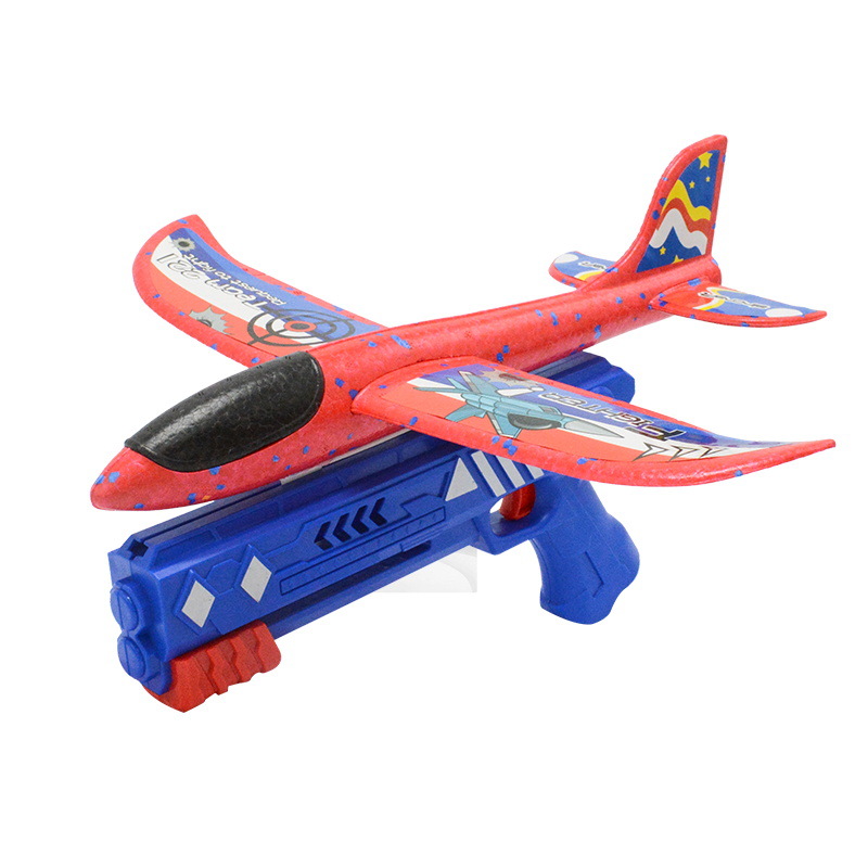 Tiktok's model of the same foam ejection aircraft children's boy toy handcast glide launcher crossed the border Item Picture
