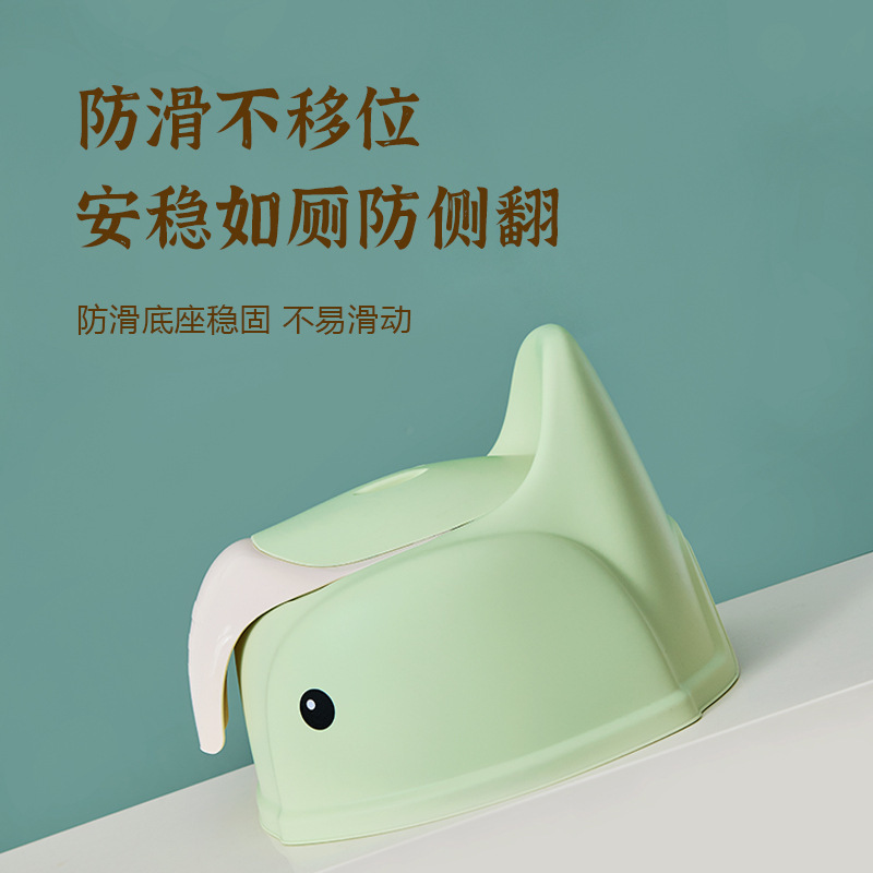 Children's toilet bowls, baby urinals, toilet bowls, children's training toilet, cartoon elephant toilet bowls details Picture
