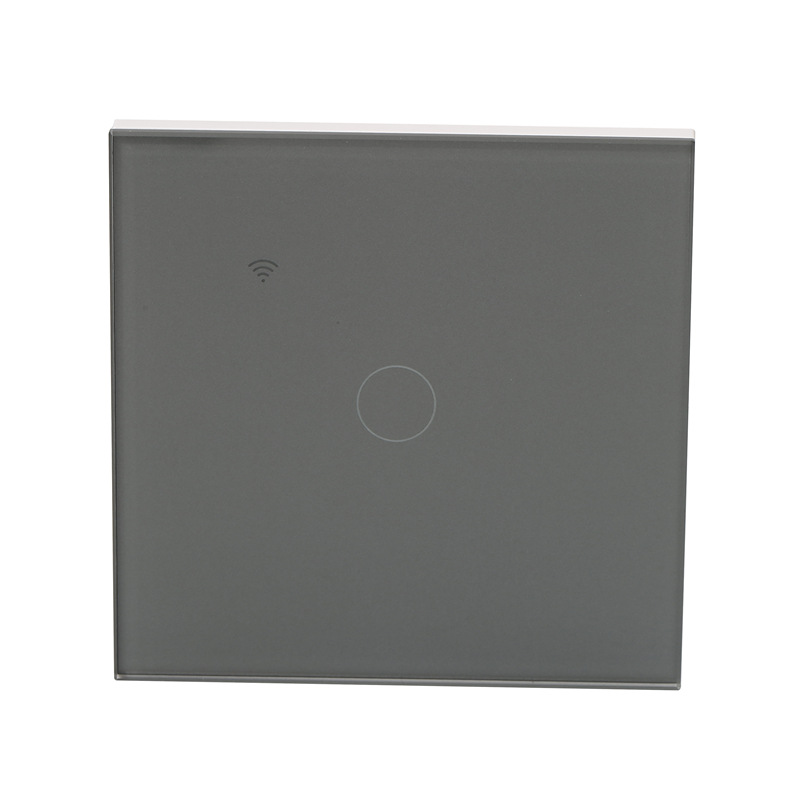批发优质WIFI智能开关带继电器触摸开关通用墙壁开关黑白灰金四色