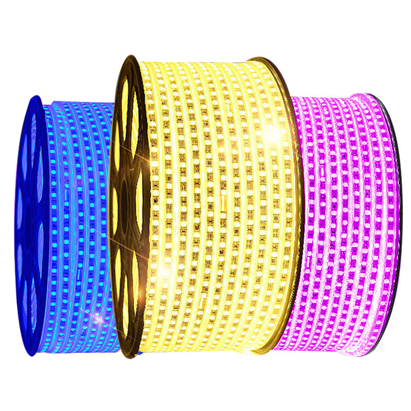 节日灯户外/橡胶灯串/室外弥红灯/LED/圣诞灯白底实物图