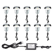 Outdoor waterproof led floor lights deck lights buried lights foot lights Step lights wall lighting step lights full of stars