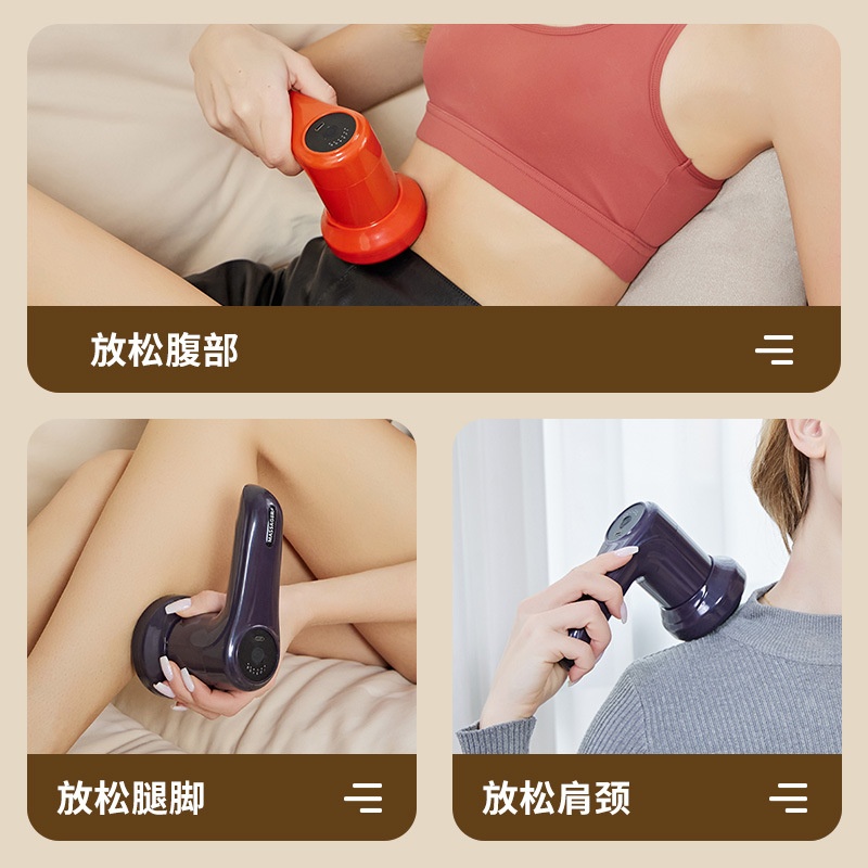 筋膜枪/八头筋膜枪/弯头筋膜枪/筋膜枪女生/长颈膜枪细节图