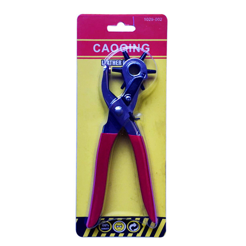 Belt punching machine, punching pliers, multi-functional ordinary carbon steel pliers A3, German-style belt punching pliers, one-piece consignment Item Picture