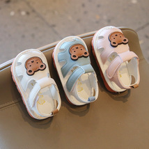 夏季婴幼儿宝宝凉鞋0-1岁4-8-12个月软底防滑学步鞋防踢不掉鞋子