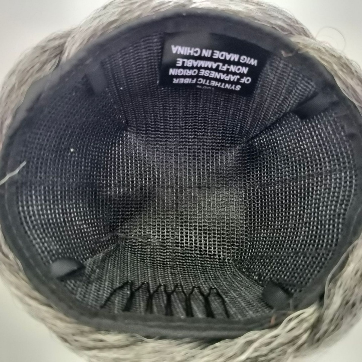 Black, silver and white wig, princess of a thousand gold, wedding dress style, Hepburn bun hair ring, bride's false hair bag #44 Item Picture