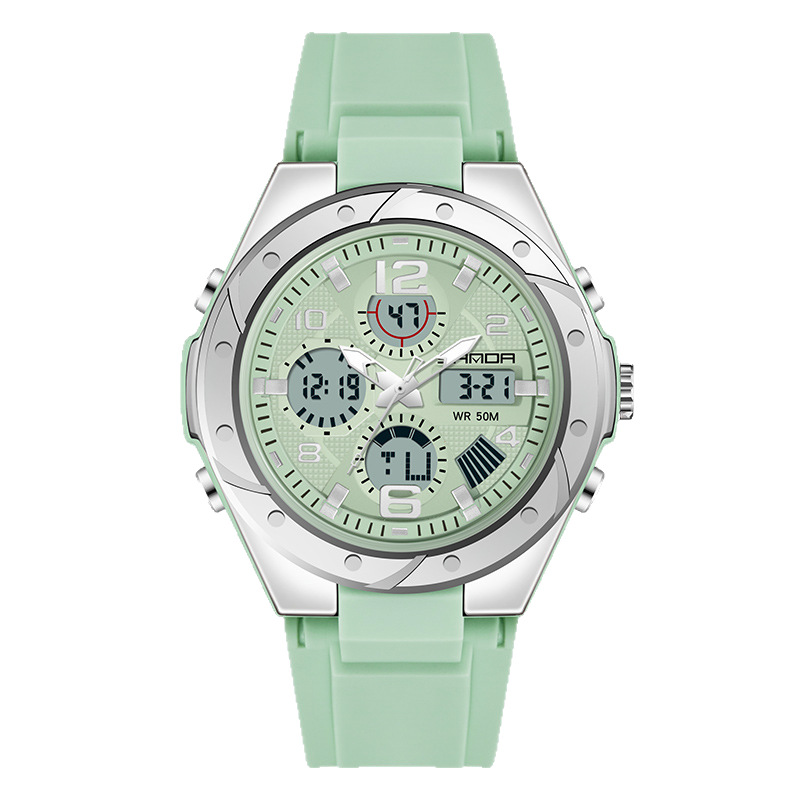 手表/卡西欧/电子表/卡西欧小方块/创意潮流玩具白底实物图