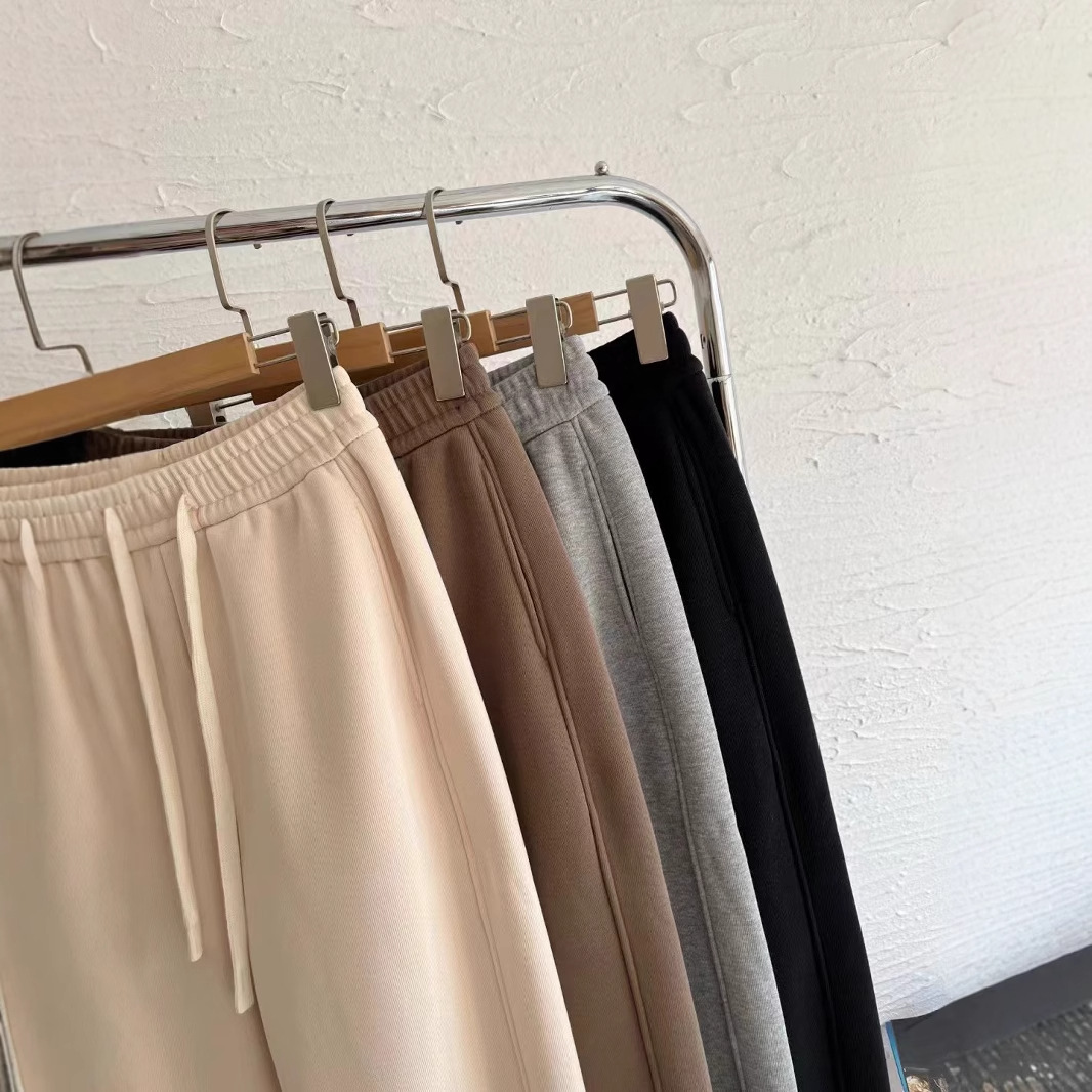 加绒裤妈妈直筒/女裤女高腰休闲/卫裤女秋款/裤子/卡通睡裤产品图