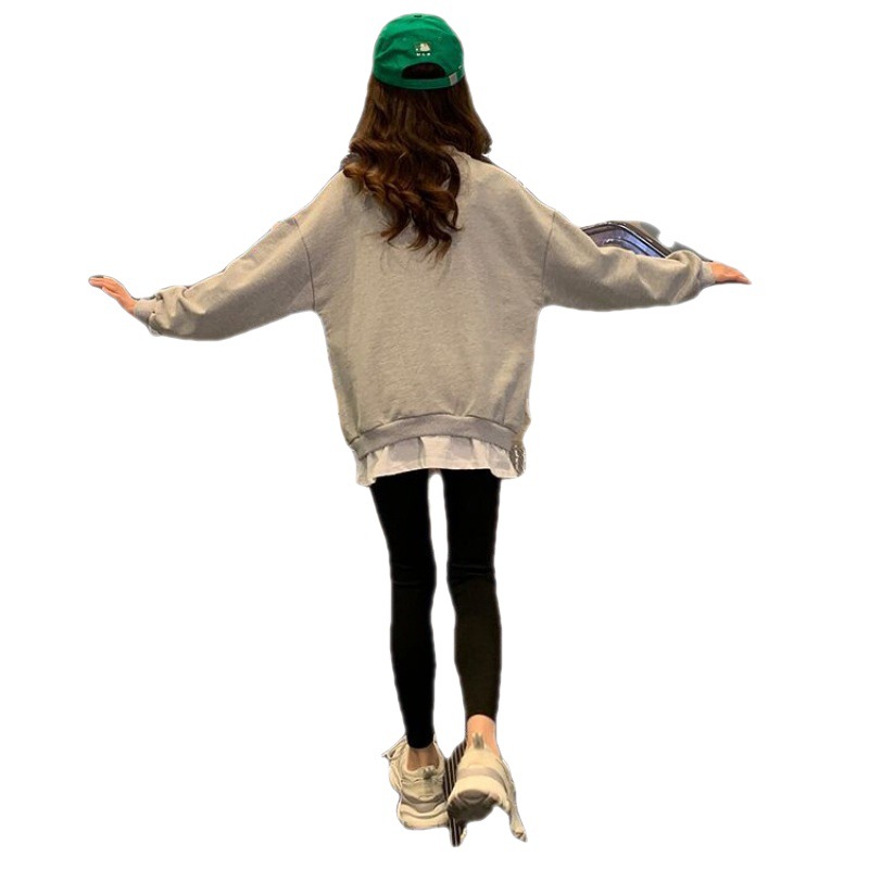 Cross-border children's and girls' autumn wear Korean style casual sportswear two-piece set wholesale smiley face sweatshirt set Item Picture