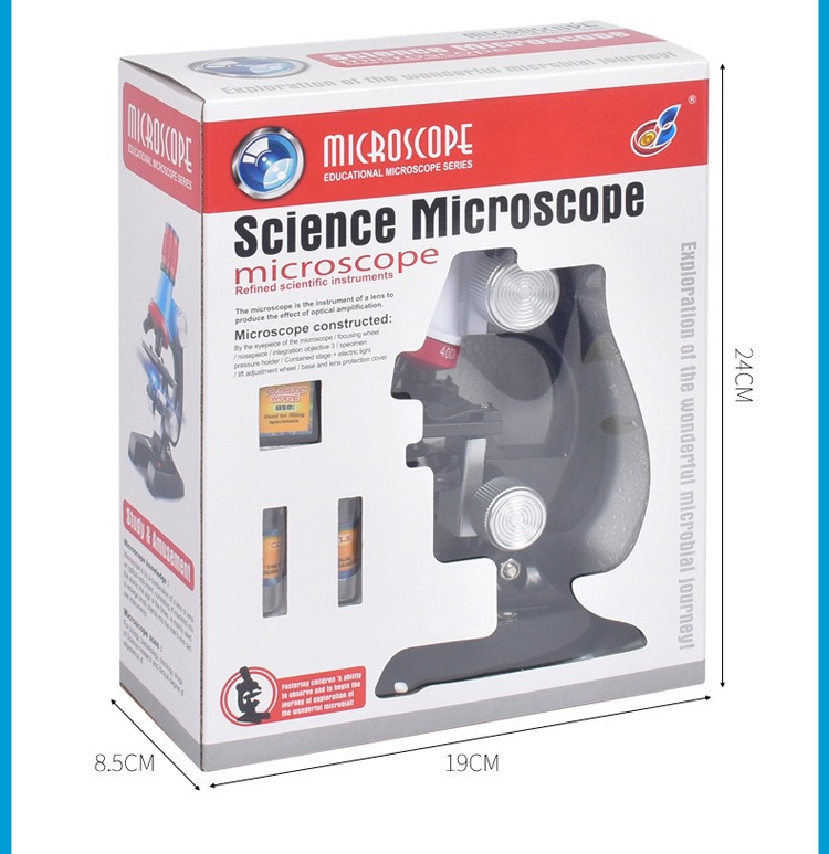 儿童益智早教仿真生物科学小学生实验器材高清1200倍显微镜玩具详情图2
