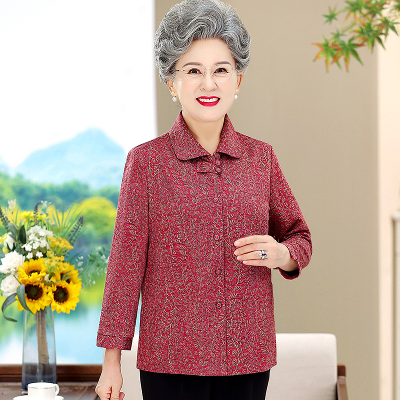 中老年女装实物图