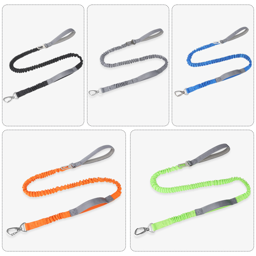 Cross border nuevo diseño a prueba de explosiones pet traction rope reflective dog rope correa de tracción táctica al aire libre dog traction rope