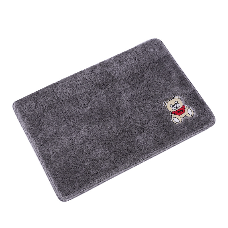 Wholesale of cross-border home bedroom bright velvet carpets, bathroom absorbent floor MATS, anti-slip door MATS and floor MATS Item Picture