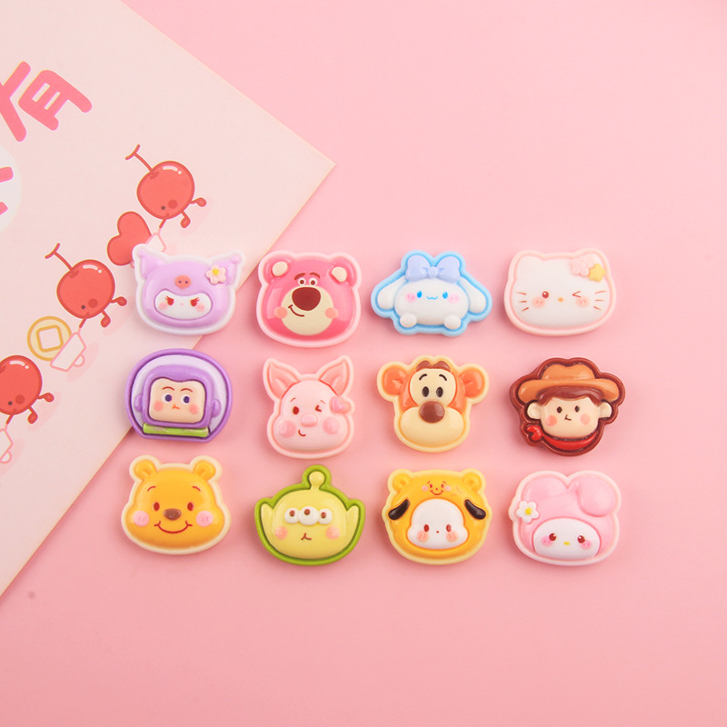 Hot Colorful Cowboy Cartoon New Resin Diy Jewelry Cream Glue Accessories Mobile Phone Case Material Package Wholesale Application Scenario